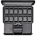 Produktbild ROTHWELL 12-Fach-Leder-Uhrenbox mit Valet-Schublade 12-Fach-Luxus-Uhrenetui, Display-Organizer, Microsuede-Einlage, Herren-Accessoires-Halter, Schmuckkästchen, Schmuck-Display-Organizer(Schwarz/Grau)