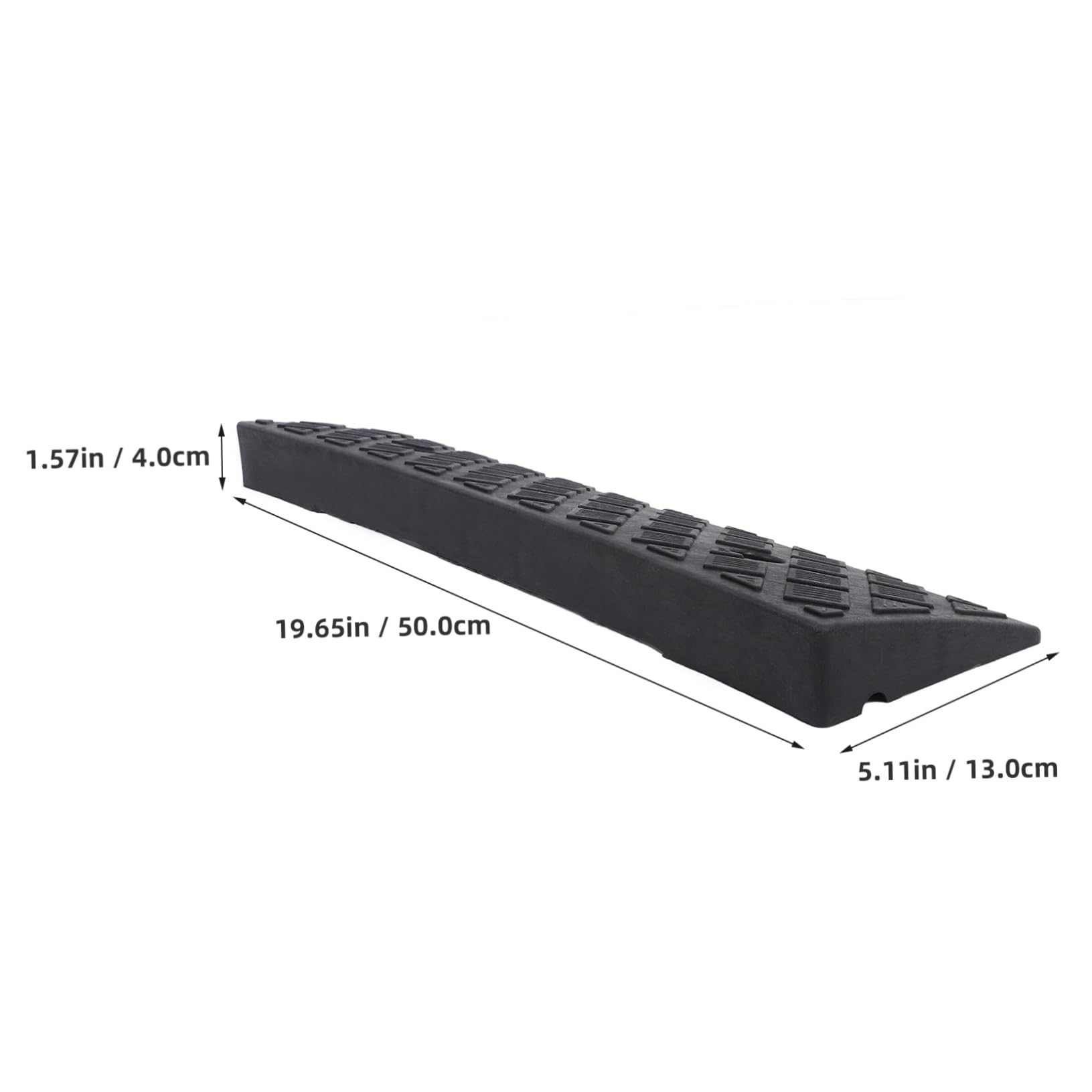 PRETYZOOM 2pcs Driveway Ramps Durable Plastic Car Wheelchair Loading Ramps for Easy Access Over Steps and Curbs Nonslip Surface for Safety for Garages and Loading Docks