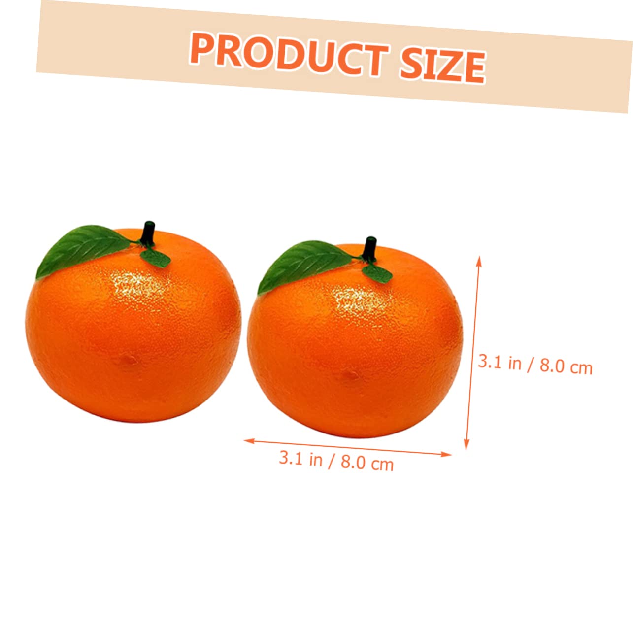 SOIMISS 3 Sätze Künstliche Orange Lebensecht Gefälscht Orangen Party Fotografie-Requisiten Künstliche Früchte Schaufensterdekoration Künstliche Frucht Falsches Obstdekor Schaum 6 Stück * 3