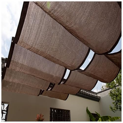 Toldo telescópico retráctil con kit de montaje, anti-UV, para pérgola, jardín, patio, patio trasero, 1,1 x 3 m (ancho x largo x ancho x largo)