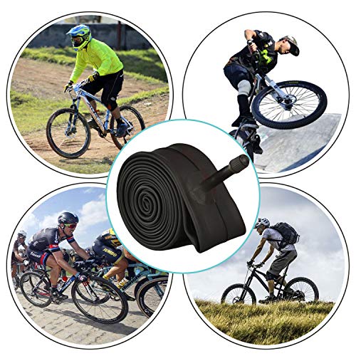 B.LeekS 2 pacotes 26x1.90/1.95/2.10/2.125 tubos de bicicleta válvula Schrader BMX tubos internos de