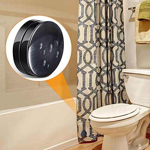 Jetec Magnetic Curtain Weights Shower Curtain Magnets Round Drapery Weights Bottom For Outdoor Curtains Tablecloth To Stop From Blowing (Black,10 Pairs) #TOP3