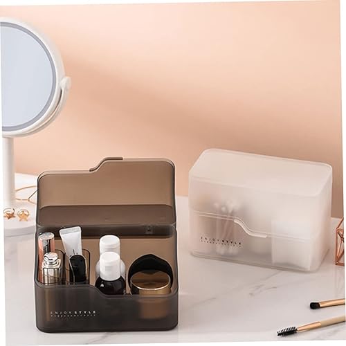 Miniatura 6 de FOMIYES Organizador de caja de almacenamiento de 3 piezas, estantes de almacenamiento de plástico, cajones de plástico, organizador de maquillaje,
