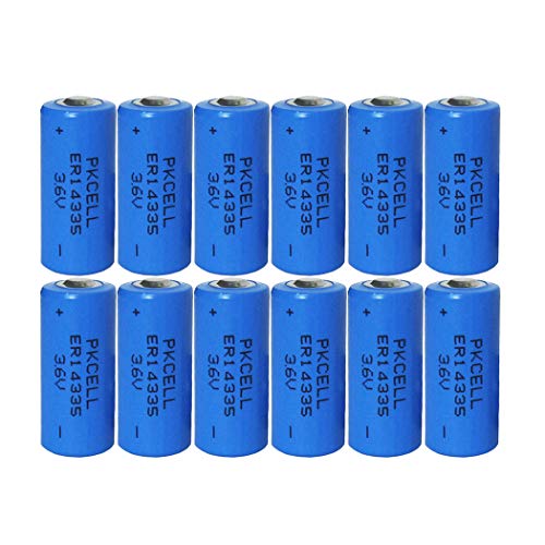 ER14335 2/3AA 3.6V 1650mAh Primary Lithium Battery 12-Pack