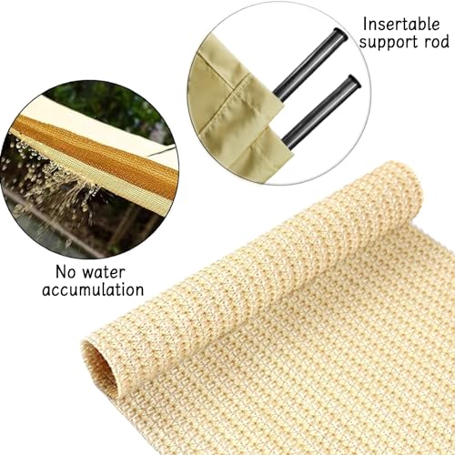 Voile d'ombrage rétractable pour pergola de terrasse et véranda