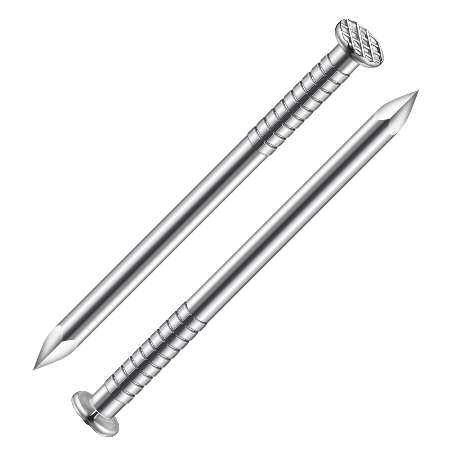Wensilon (160 pcs)1-1/2 inch Stainless Steel 304 Nails, Hanging Nails, Wall Nails, Dowels, Long Nails