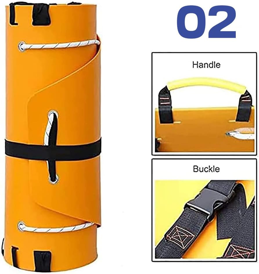 Multifunctional Rescue Stretcher for Fire Rescue, Portable Roll Stretcher Medical Emergency Folding Stretcher Portable Emergency Rescue Stretcher Back Stretcher