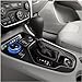 KEEGTBOX Center Console 4WD Control Switch Knob Button Cover Trim Compatible with Jeep Renegade Cherokee Compass SUV Interior 4WD Knob Button Cover Trim Accessories (Blue)