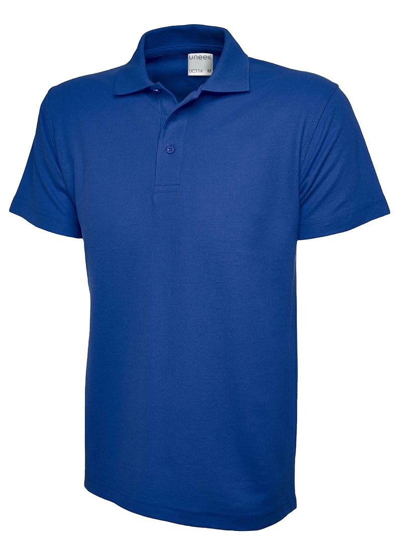 Uneek clothing UC114 - Royal - XL - 180GSM Men's Polo Shirt