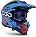 Produktbild SOXON® SKC-33 Set Fusion Blue · Kinder Cross-Helm · Motorrad-Helm MX Cross-Helm MTB BMX Cross-Bike Downhill Off-Road Enduro-Helm · ECE 22.05 Schnellverschluss SlimShell Tasche XS (51-52cm)