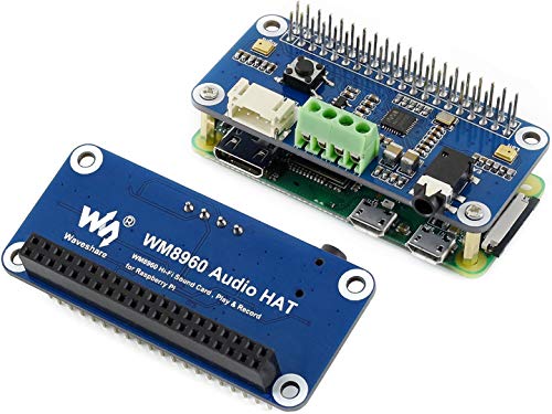 Module audio HAT Raspberry Pi 3B+ carte son stéréo WM8960 lecture et enregistrement codec - 6