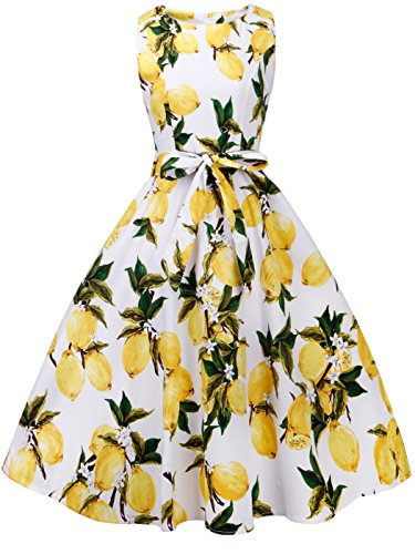 Fairy Couple Robe de cocktail DRT017 rétro années 50 avec nu009cud - - L