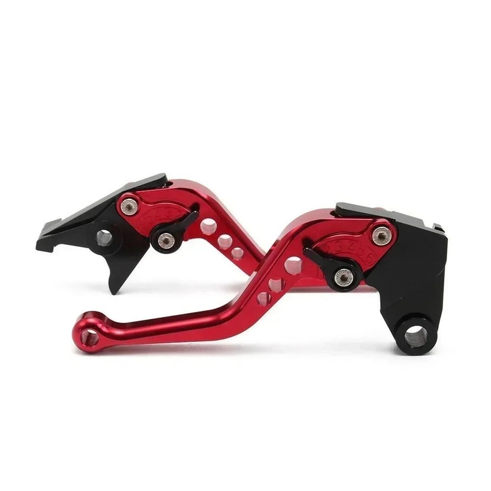 FVCMNJDGE Brake Clutch Set Lever Short Motorcycle 7/8" 22mm Adjustable Brake Clutch Levers for Suz&uki GSXR600 GSXR750 2004-2005