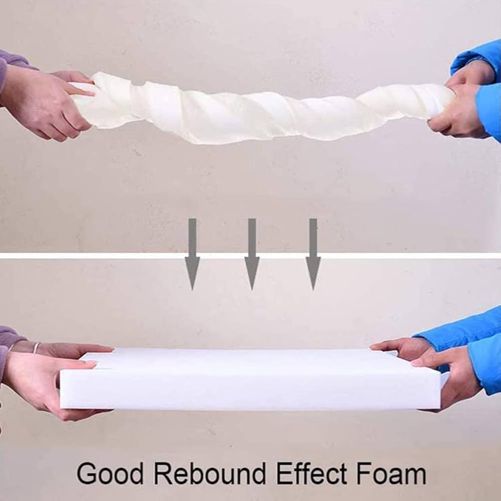 Mousse Haute Densité YURO - Rembourrage Coussins 3/5/8/10cm | Customisable Toutes Formes