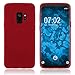 Produktbild PhoneNatic Case kompatibel mit Samsung Galaxy S9 - rot Silikon Hülle matt Cover
