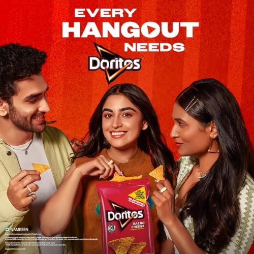 Image of Doritos Nacho Chips - Nacho Cheese Flavour - 51.4g(45g+6.4g) (Weight May Vary)