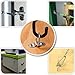D Rings Tie Down Anchors Hooks for Trailer Truck Bed Bracket Enclosed Points Pickup Camper Surface Mount D-Ring 1/4