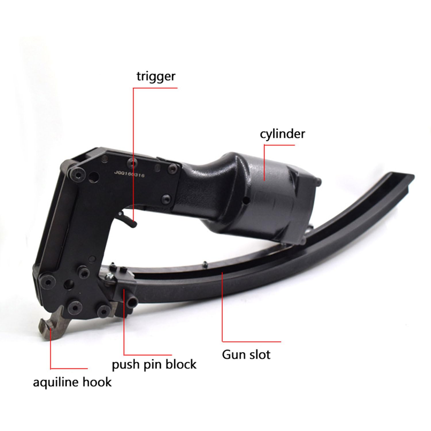 Pneumatyczny pistolet do zaciskania, pneumatyczne narzędzie do kosiarki, pneumatyczny pistolet mocujący do materacy, klatki dla zwierząt, klatka wędkarska, siedzisko