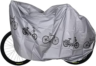 غطاء دراجة للجراج من فينج كيو، غطاء حماية مقاوم للماء للدراجات الجبلية والموتوسيكلات والسيارات الكهربائية - رمادي، مقاس 2 متر × 1 متر