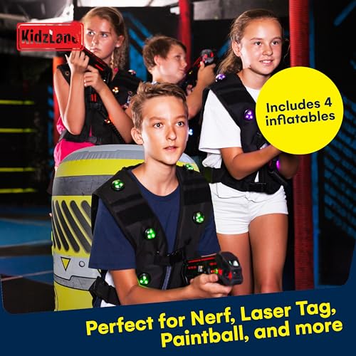 Kidzlane Inflatable Bunkers Set - Barrels For Laser Tags, Blast Guns & Paintball thumb #3