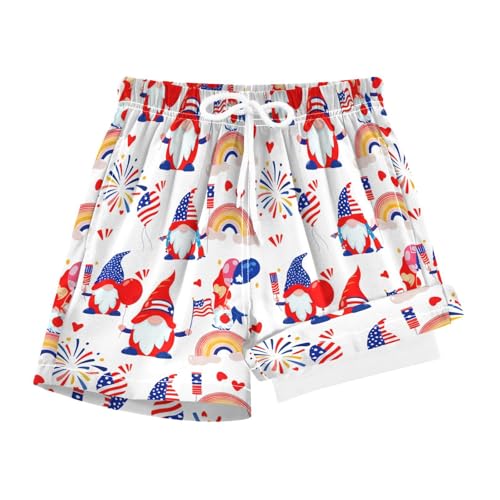 YANENDIE Boy Swim Trunks with Compression Liner Ifvxgx5m Boys Swim Shorts Quick Dry Beach Shorts