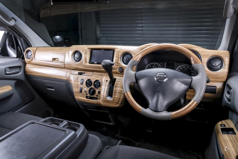 Amazon | WANGAN357 E26 キャラバン NV350 茶木目ウッド 室内