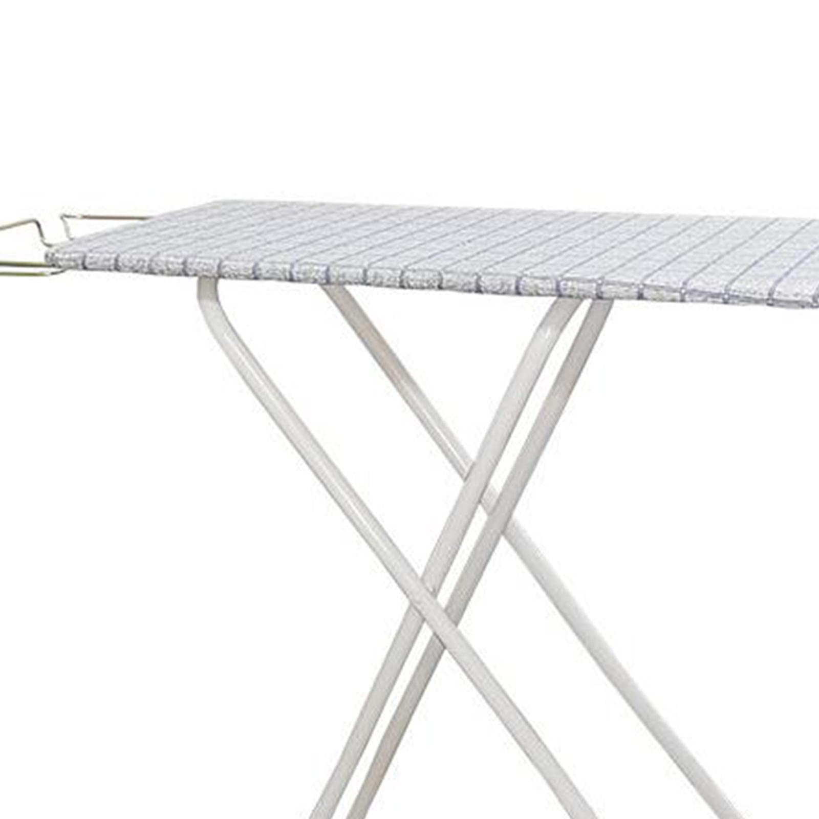 Kleines Tischbügelbrett Aus Holz mit Bügelpresse Und Bügeleisenhalter für Den Bastelraum, Stil d