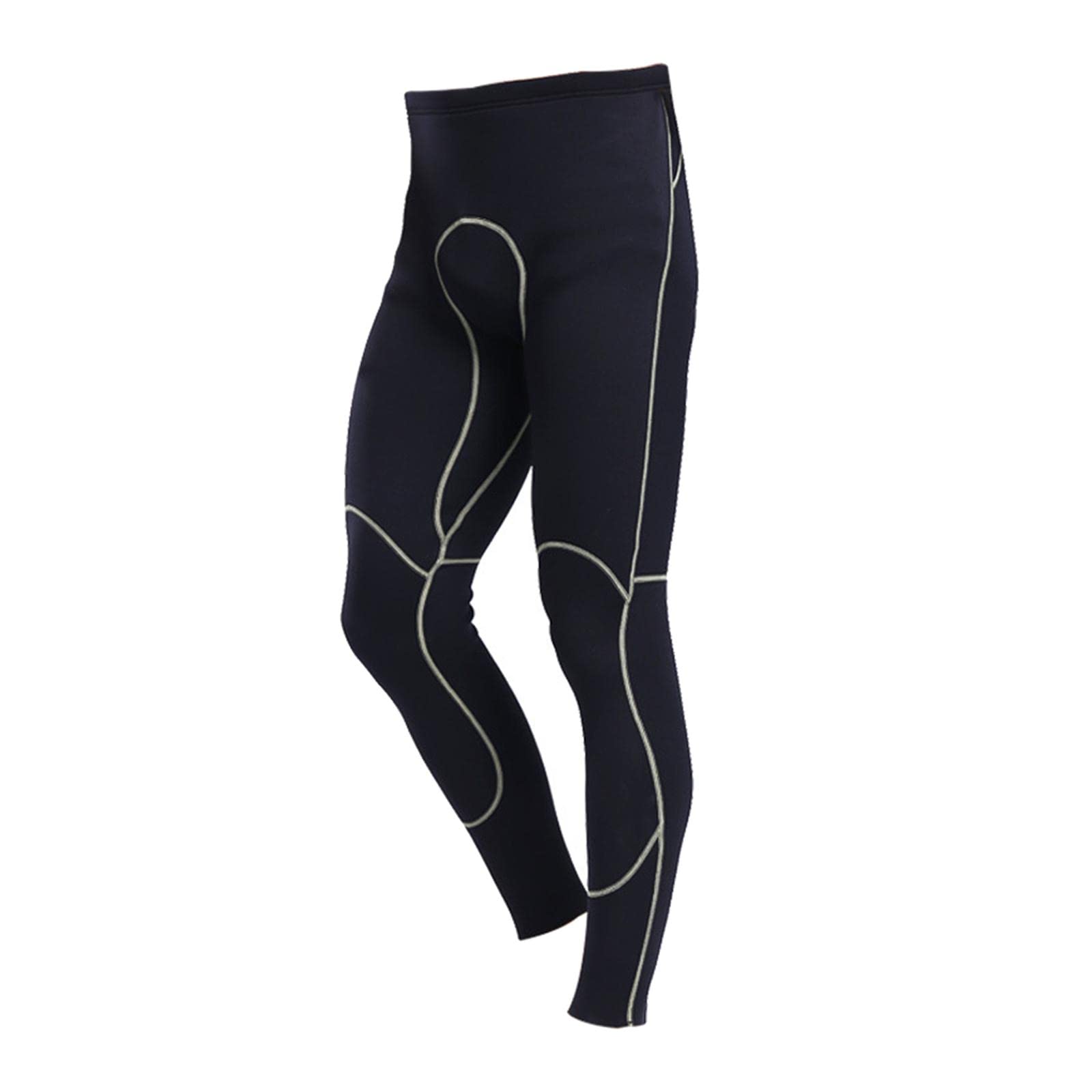 ujeavette UJEAVETTE® Mens Wetsuit Pants Neoprene Keep Warm 2Mm Swimwear for Surfing M Black-picture-19