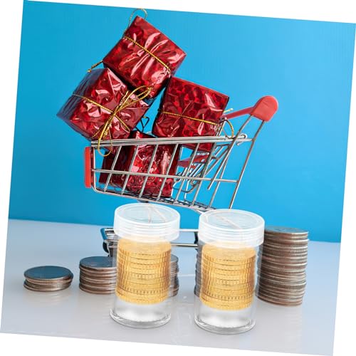 Caja transparente para monedas 10 piezas miniatura 4