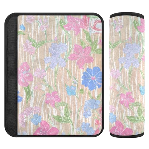 Nexawaveo Schwarze Katze Gurtpolster Sternennacht