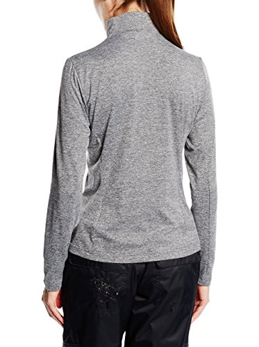 Spyder Women's Cameo Top, Black/Bryte Pink, 14