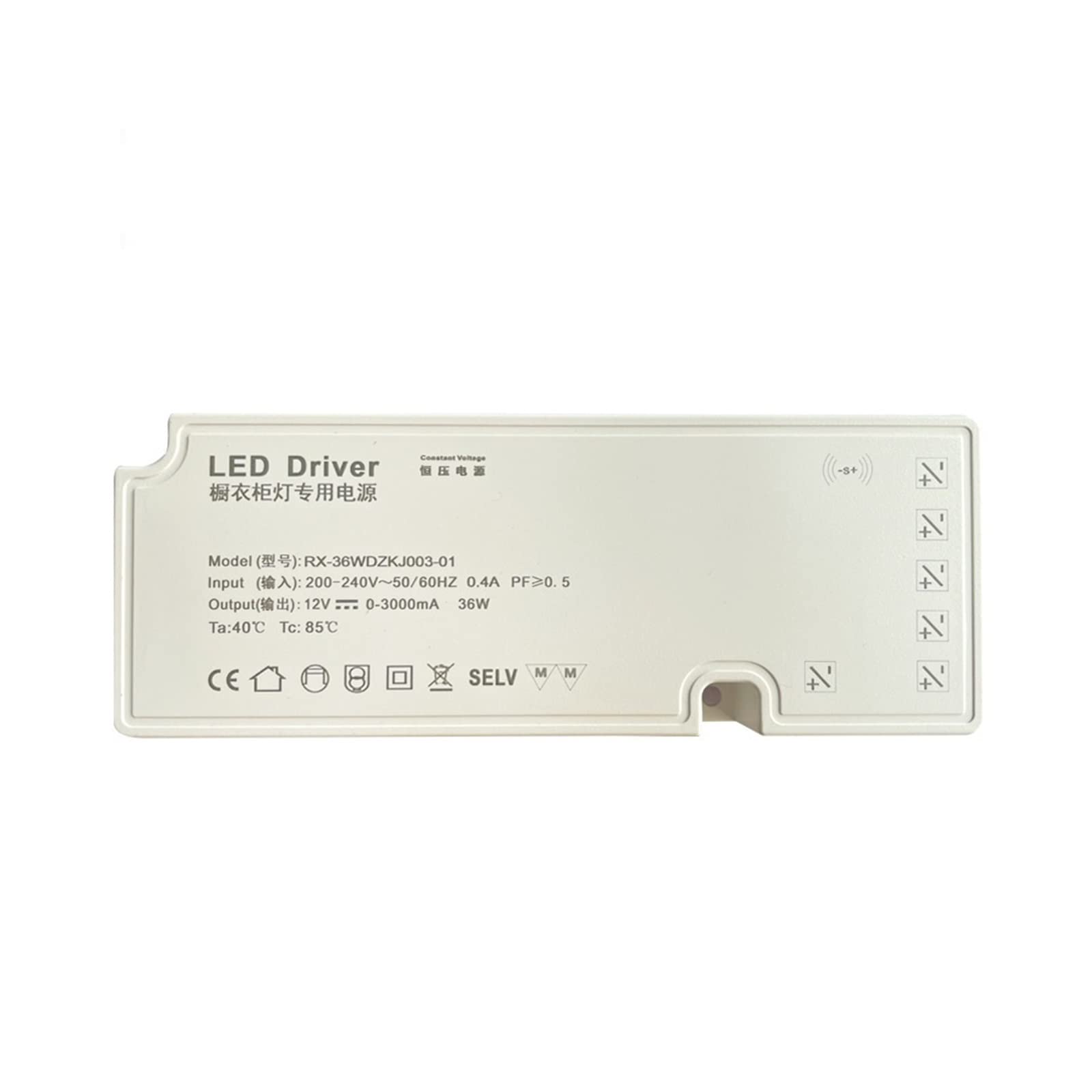 Fabricant de lampes LED alimentation 12V 36W et contrôleur 60W 100W meuble