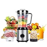 Système de protection de sécurité:Les pieds en caoutchouc antidérapants aident à rester stables pendant le mélange.Il y a un verrou de sécurité sur la base du blender, le mélangeur cessera de fonctionner lorsque le corps et la cruche seront séparés. Une surcharge ou une surchauffe déclenchera également le système de protection, qui empêchera le mélangeur d'être endommagé et vous pourrez le rouvrir après 30 minutes.