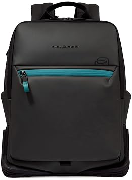 Piquadro - Waterproof Fabric Backpack Laptop 14" - Men - Black