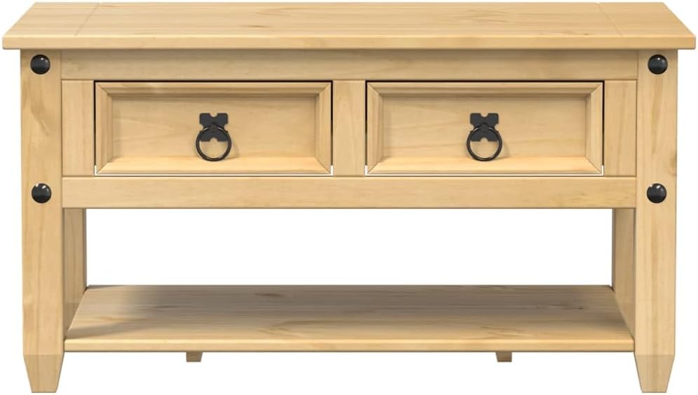 vidaXL Coffee Table Honey