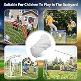 Football Goal Net,Soccer Net,Football Training Net Kids Soccer Net for Replacement Goal Net, Fit 6' X 4', 8' X 6', 12' X 6', 24' X 8' Nets - Image 6