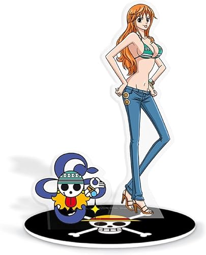 ABYSTYLE Una pieza Anime Nami 4" Acrylic Stand Modelo Figura Anime Manga Accesorios de Escritorio Regalo Merch