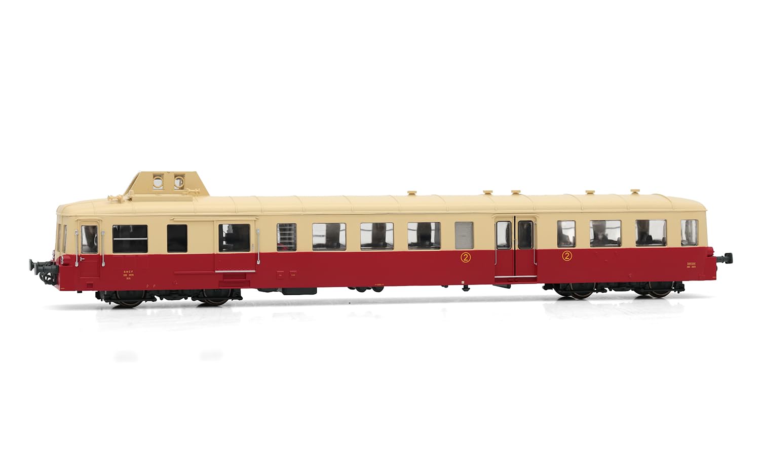 Jouef Loisirs HJ2617 SNCF, X 3800 "Picasso diesel, livrea rossa e beige, ep. III, Locomotiva Diesel