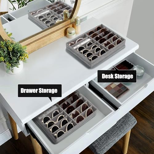 Image of Bukere Eyeglasses Storage Display Case Organizer