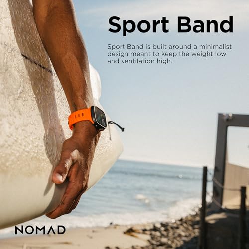 Nomad Sport Band 45mm Apple Watch Ultra — Orange Silicone — view 6
