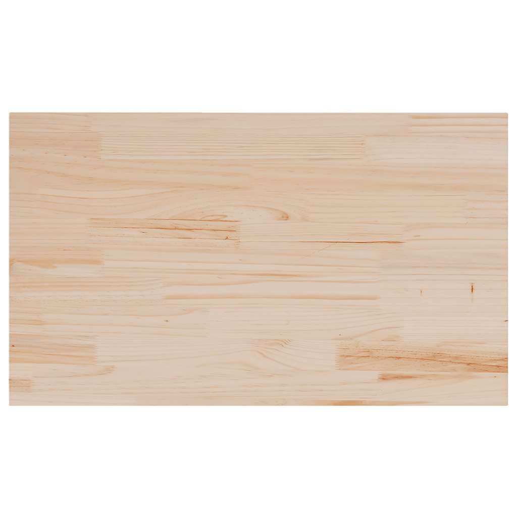 Blat z litego drewna sosnowego, 3 sztuki, 80x47x2,5 cm, prostokątny