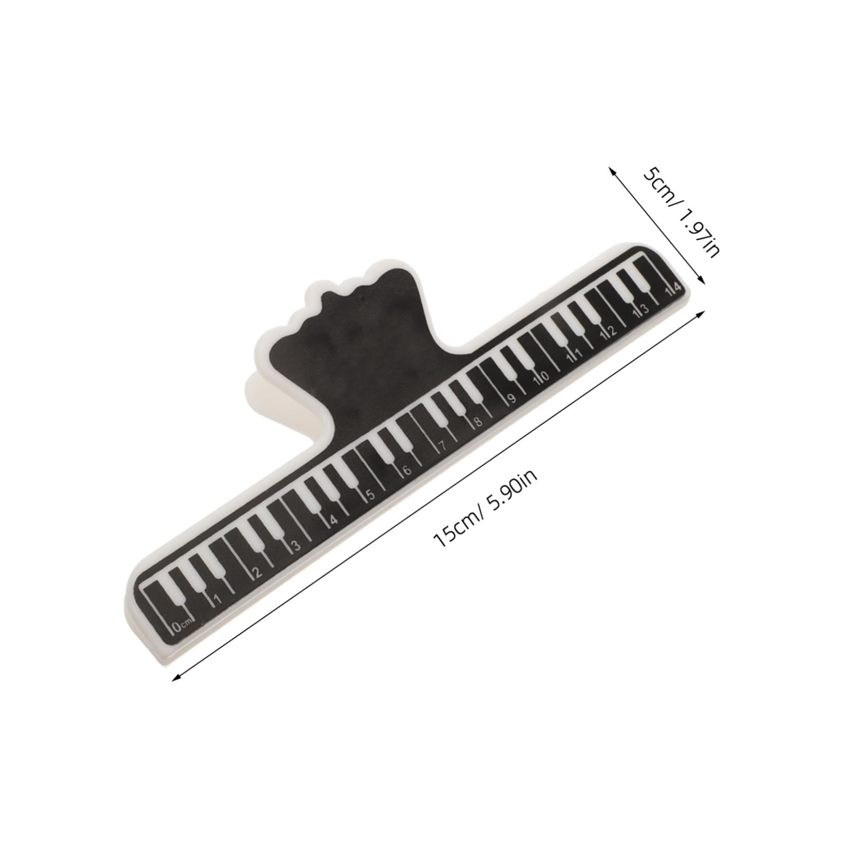 ibasenice 25pezzi Clip Porta Spartiti Musicali Per Pianoforte Design Classico e Leggero Clip Di Sicurezza Per Pagine Musicali Per Musicisti e Pratici Da Trasportare