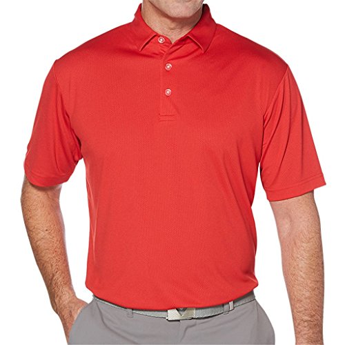 Polo Callaway Birdseye haut de gamme manches courtes Salsa