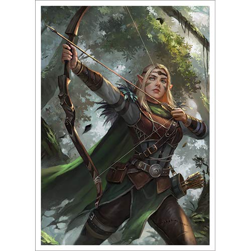 Aelwyn Alorr - Wood Elf Ranger - 100 Matte Card Sleeves (FN9S)