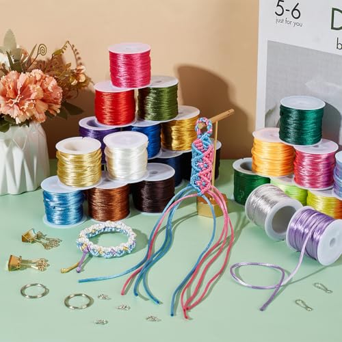 Cordon queue de rat fil nylon pour bracelets et perles Kumihimo - 6