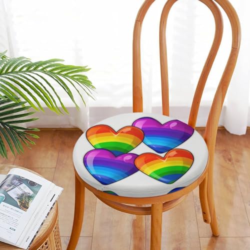 Coussin de chaise Gay Pride contre la rigidité des tabourets