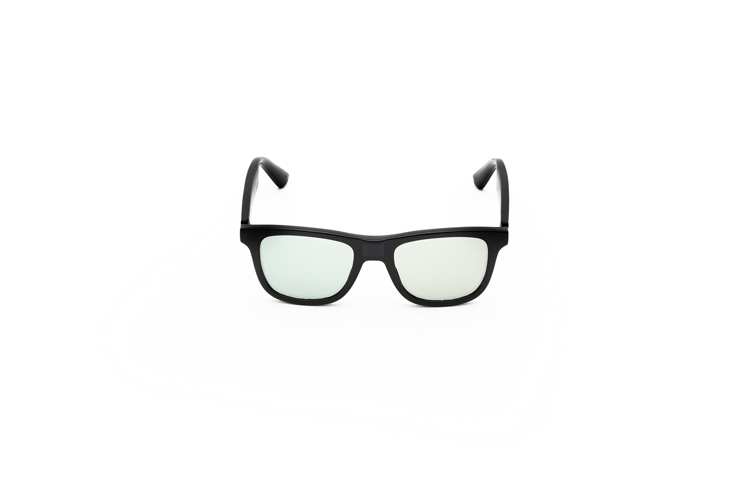 Wicue VR-3001 Occhiali da sole E-lectromusic, lenti elettroniche fotocromatiche istantanee e polarizzate, Bluetooth, gestione chiamate e musica tramite touch, Nero