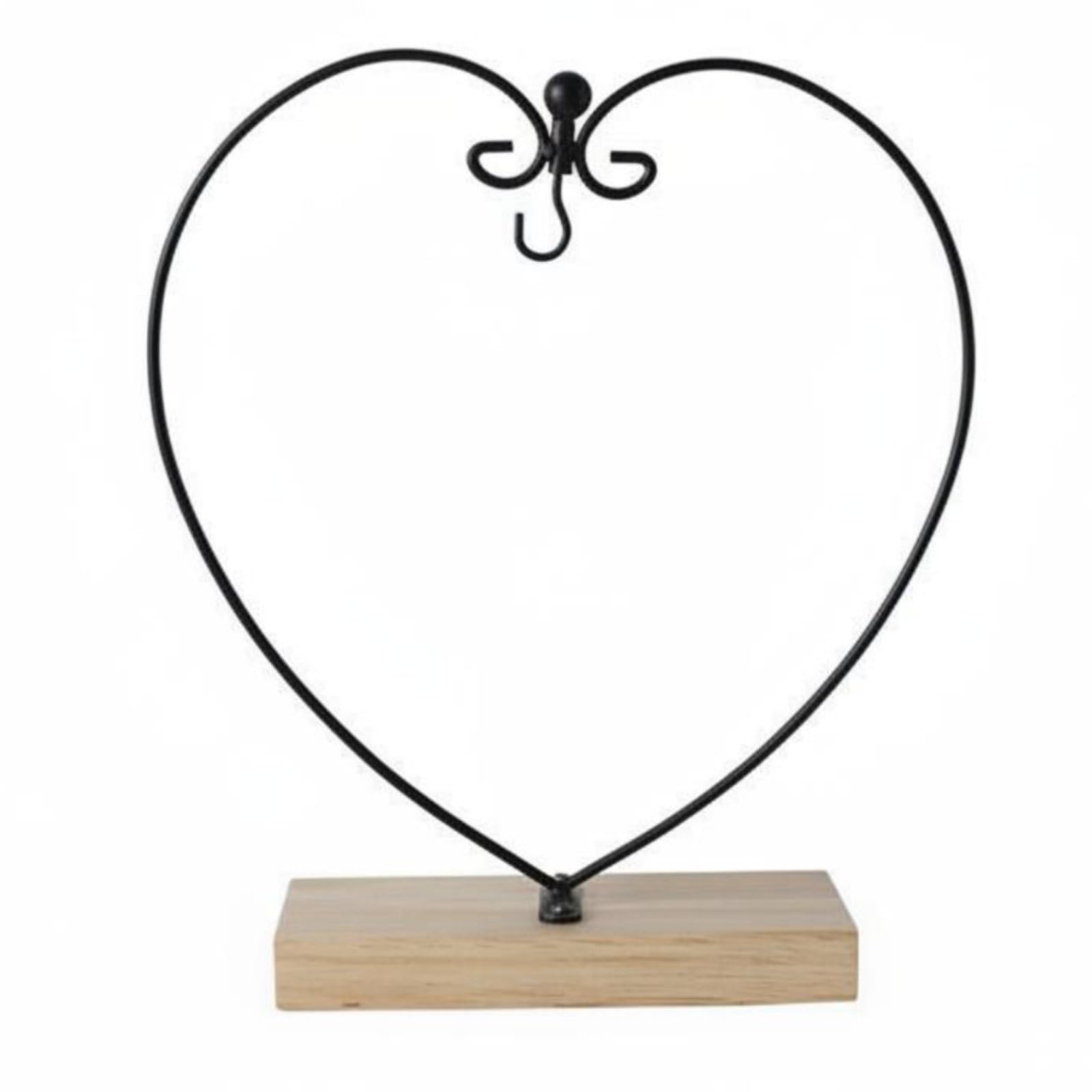 Colgador Decorativo Hierro Diseño Romántico para Decorar Estantes