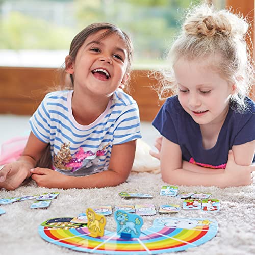 Orchard Toys Moose Games Rainbow Unicorns Game. Race Your Unicorns Over The Rainbow To A Pot Of Gold In This Magical, Fun Color-Matching Game! Ages 3+ For 2-4 Players #TOP3