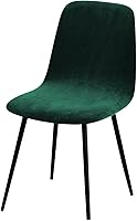 Vista 31 de Funda para silla, 4/6 unidades, de terciopelo, elástica, para comedor, funda para silla para el hogar (T1-01, 4 piezas)